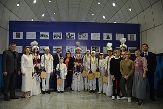 Көрменің ашылу салтанатынан